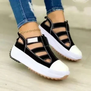 Primeloafer Creative Cutout Platform Sneakers