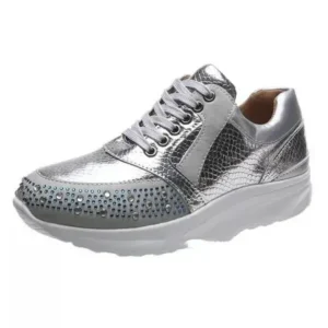 Primeloafer Women Fashion Rhinestones Sneakers