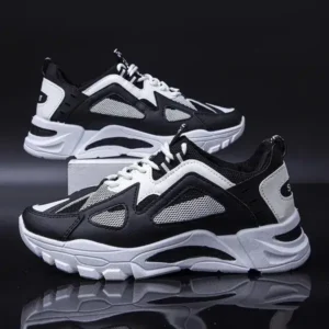 Primeloafer Men Fashion Breathable Color Block Sneakers