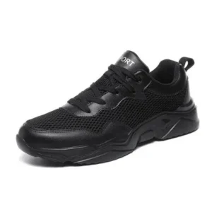 Primeloafer Men Fashion Pu Mesh Breathable Sneakers