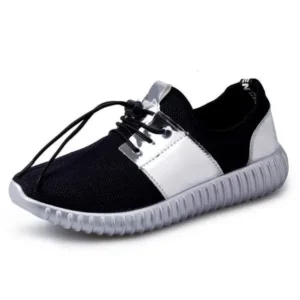 Primeloafer Men Casual Color Matching Mesh Breathable Wear-Resistant Sports Shoes