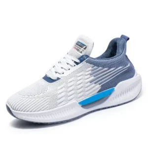 Primeloafer Men'S Fashion Hollow Color Matching Breathable Running Sneakers