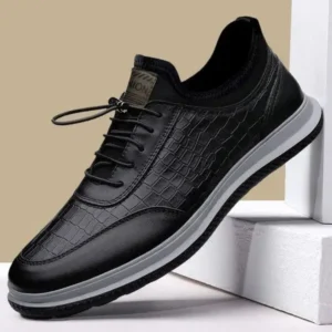 Primeloafer Men'S Casual Lightweight Waterproof Breathable Pu Sneakers