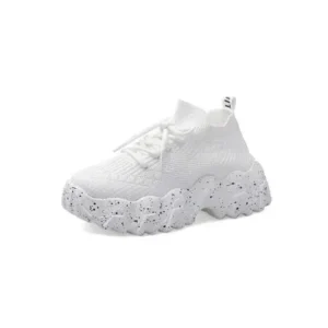 Primeloafer Women Casual Mesh Breathable Platform Sneakers