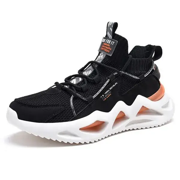 Primeloafer Men Spring Autumn Fashion Casual Colorblock Mesh Cloth Breathable Rubber Platform Shoes Sneakers