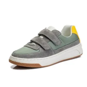 Primeloafer Women Casual Colorblock Platform Velcro Sneakers