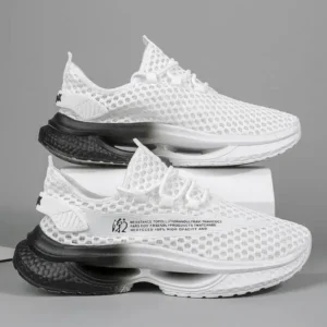 Primeloafer Men Fashion Breathable Hollow Mesh Sneakers